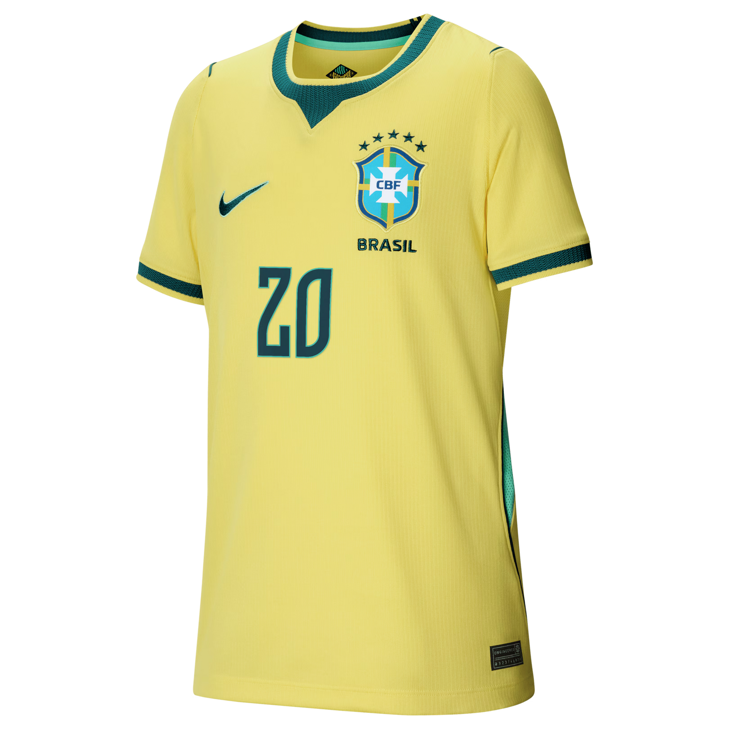 Willian Brazil National Team Youth 2026 Home Stadium Replica Jersey - Yellow