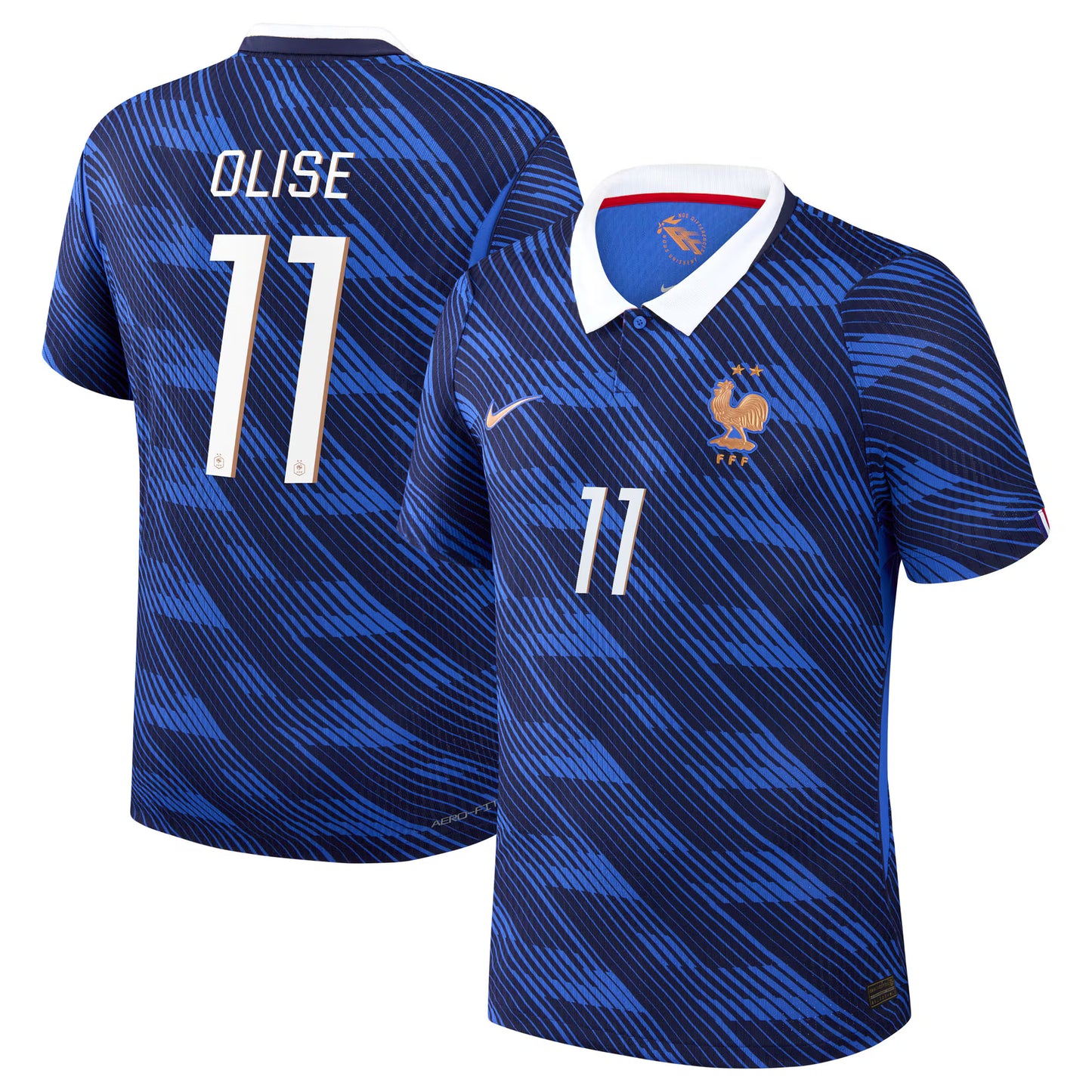 Michael Olise France National Team 2026 Home Match Jersey - Blue