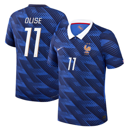 Michael Olise France National Team 2026 Home Match Jersey - Blue