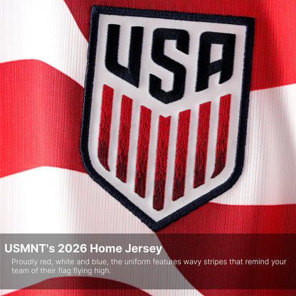 Christian Pulisic USMNT Women's 2026 Home Stadium Replica Jersey - White
