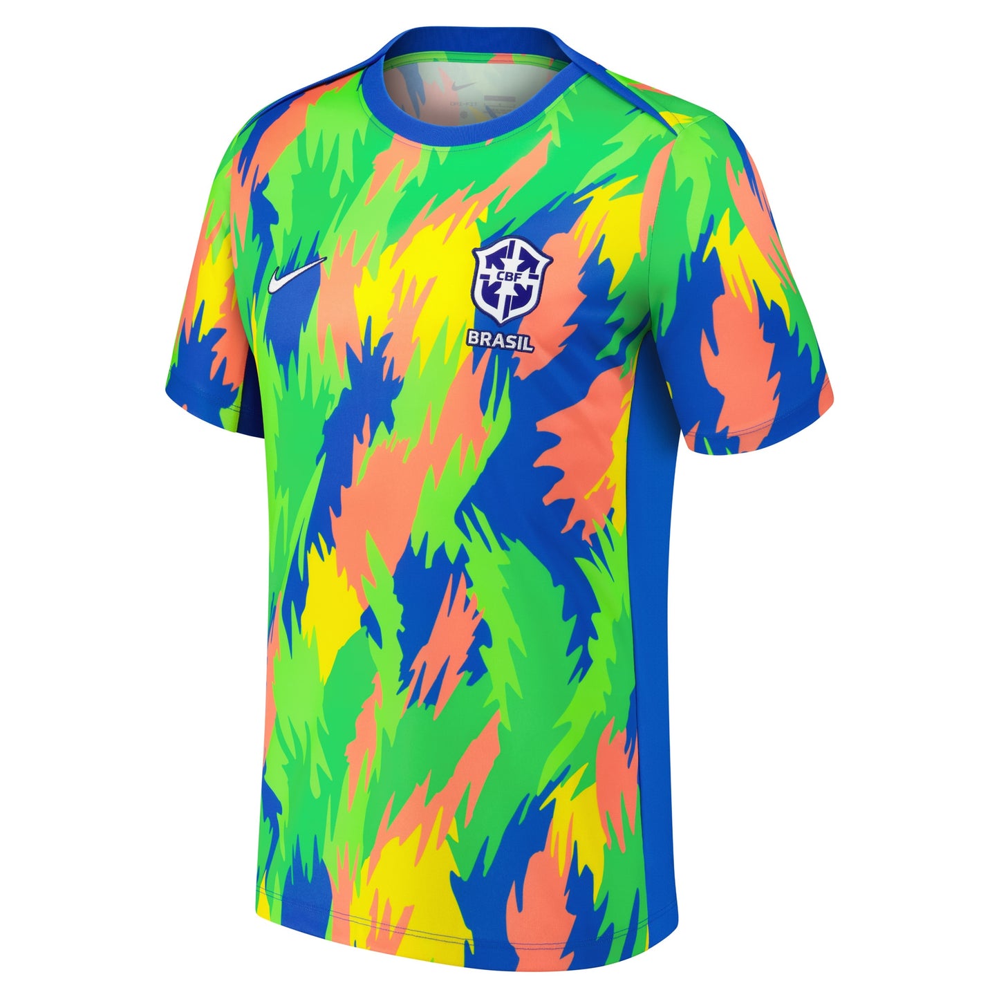 Brazil Women's National Team 2025 Academy Pro Pre-Match Performance Top - Blue