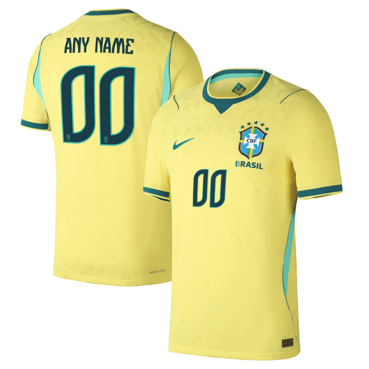 Brazil National Team 2026 Home Match Custom Jersey - Yellow