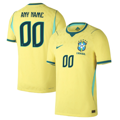 Brazil National Team 2026 Home Match Custom Jersey - Yellow