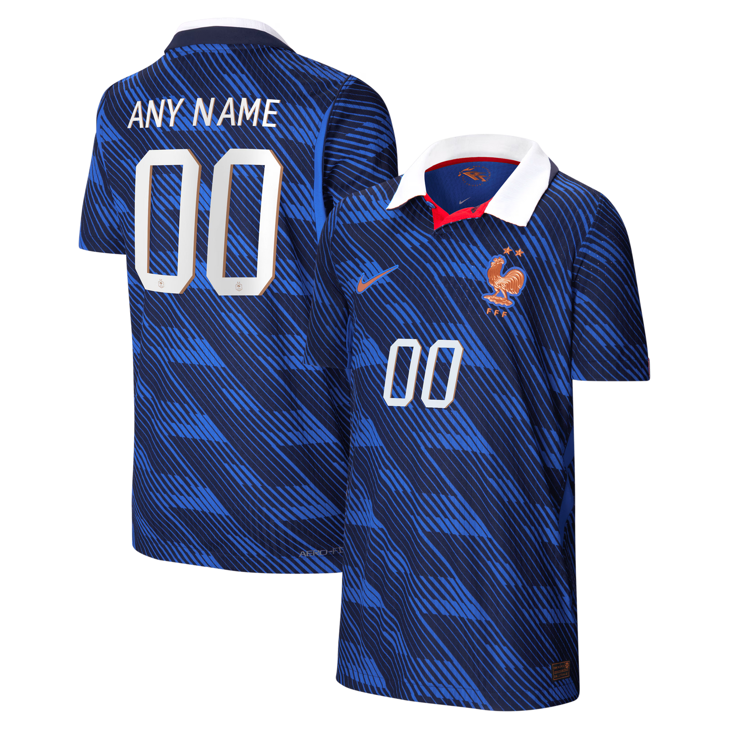 France National Team Youth 2026 Home Match Custom Jersey - Blue