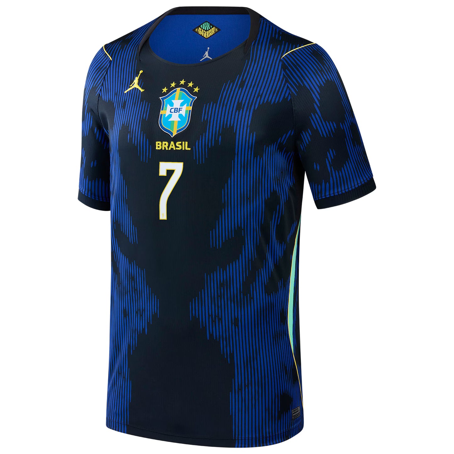 Vinicius Junior Brazil National Team Youth 2026 Away Stadium Replica Jersey - Blue