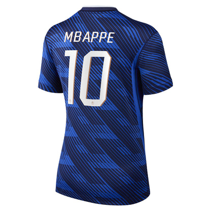 Kylian Mbappé France National Team Women's 2026 Home Stadium Replica Jersey - Blue