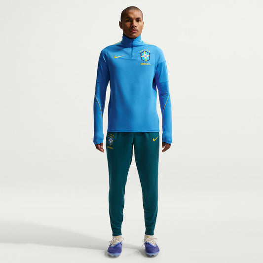 Brazil National Team 2026 Strike Dri-FIT Quarter-Zip Drill Top - Blue
