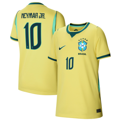 Neymar Jr. Brazil National Team Youth 2026 Home Stadium Replica Jersey - Yellow