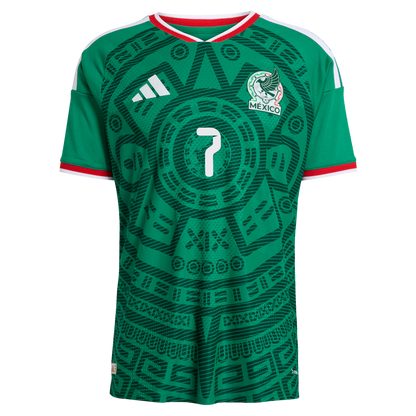Gilberto Mora Mexico National Team 2026  Home On-Field Jersey - Green