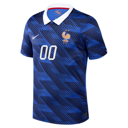 France National Team 2026 Home Stadium Replica Custom Jersey - Blue