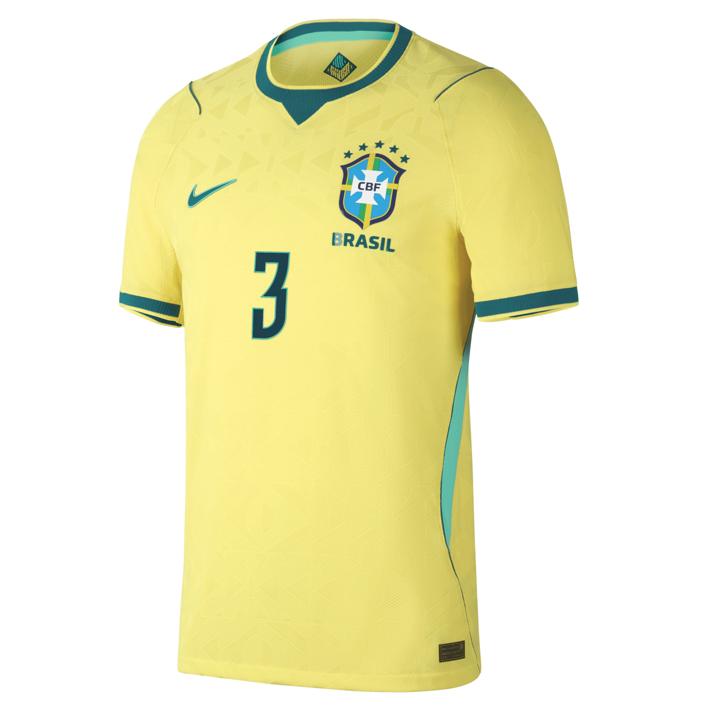 Gabriel Magalhães Brazil National Team 2026 Home Match Jersey - Yellow