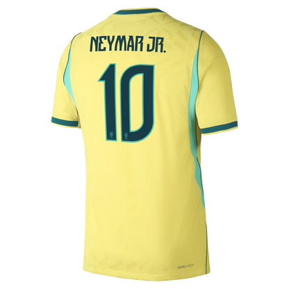 Neymar Jr. Brazil National Team 2026 Home Match Jersey - Yellow