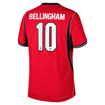 Jude Bellingham England National Team 2026 Away Match Jersey - Red