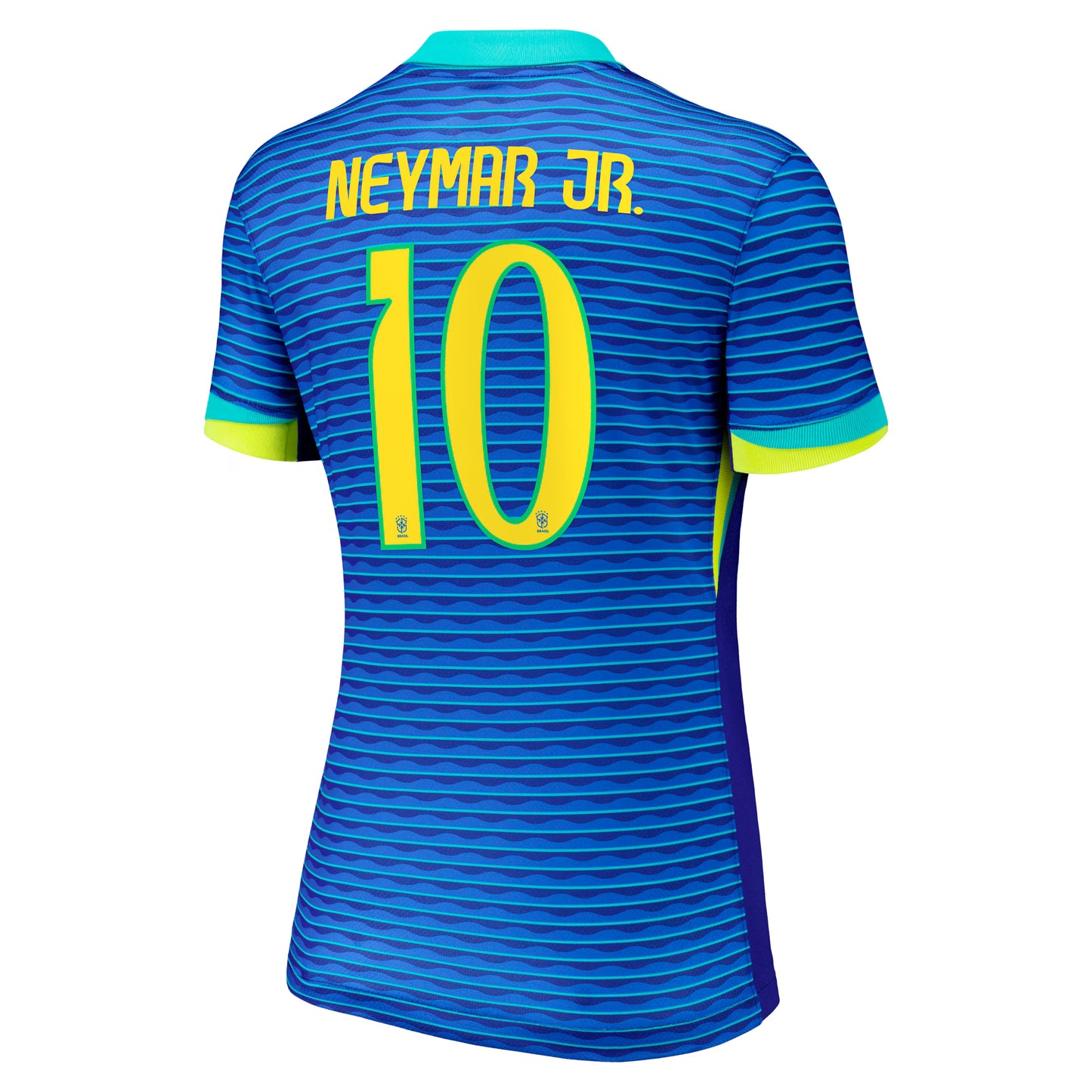Neymar Jr. Brazil National Team Women's 2024 Away Stadium Replica Player Jersey – Blue
