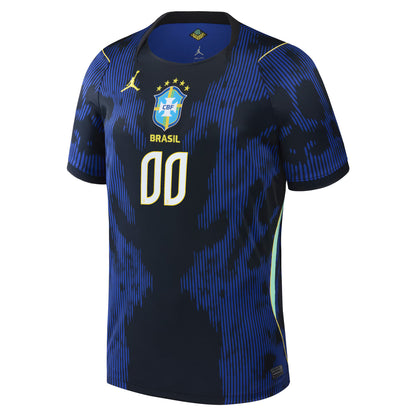 Brazil National Team 2026 Away Stadium Replica Custom Jersey - Blue