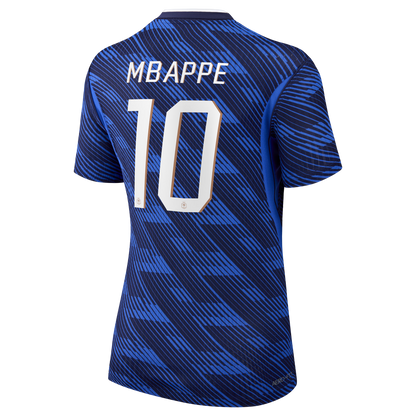 Kylian Mbappé France National Team Women's 2026 Home Match Jersey - Blue
