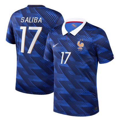 William Saliba France National Team 2026 Home Stadium Replica Jersey - Blue