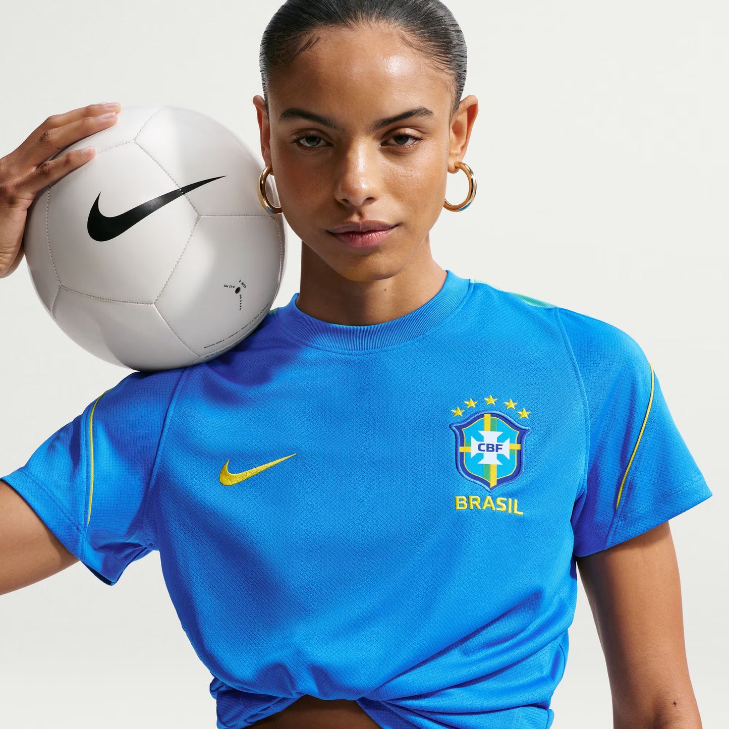 Brazil National Team Women's 2026 Strike Dri-FIT Top - Blue