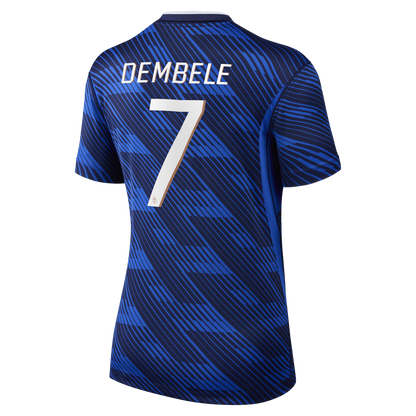 Ousmane Dembélé France National Team Women's 2026 Home Stadium Replica Jersey - Blue