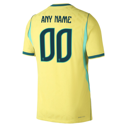 Brazil National Team 2026 Home Match Custom Jersey - Yellow