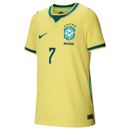 Vini Jr. Brazil National Team Youth 2026 Home Stadium Replica Jersey - Yellow
