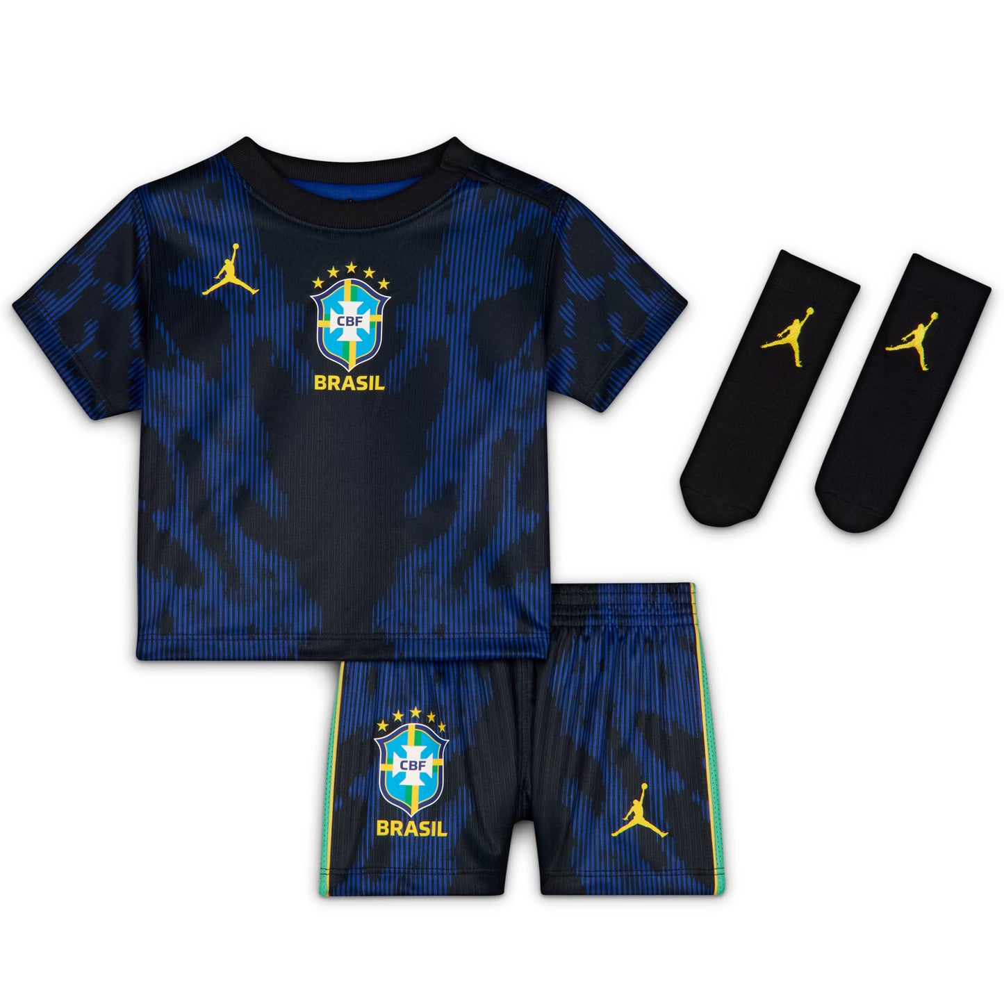 Brazil National Team Infant 2026 Stadium Replica Kit Set - Blue