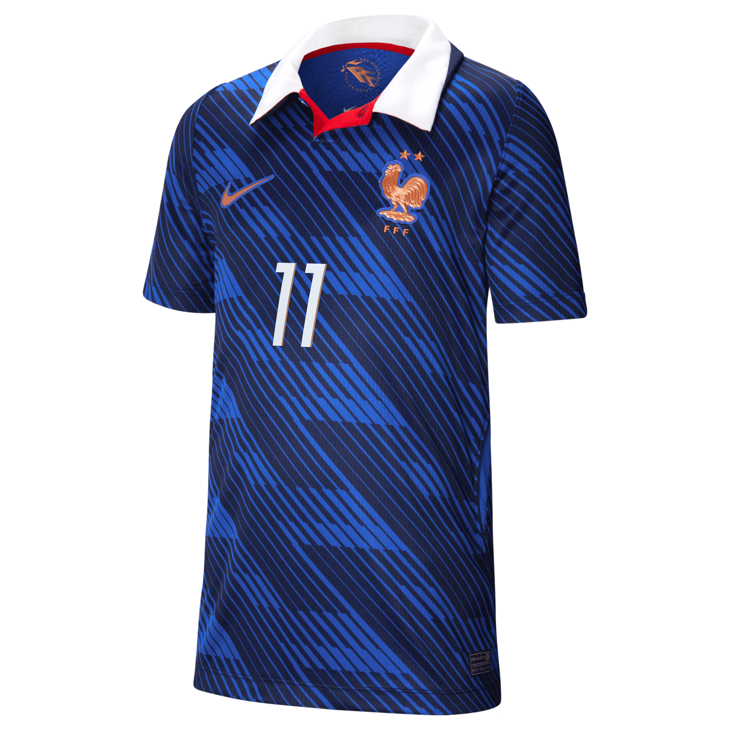 Michael Olise France National Team Youth 2026 Home Stadium Replica Jersey - Blue