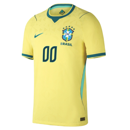 Brazil National Team 2026 Home Match Custom Jersey - Yellow