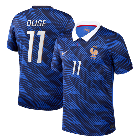 Michael Olise France National Team 2026 Home Stadium Replica Jersey - Blue