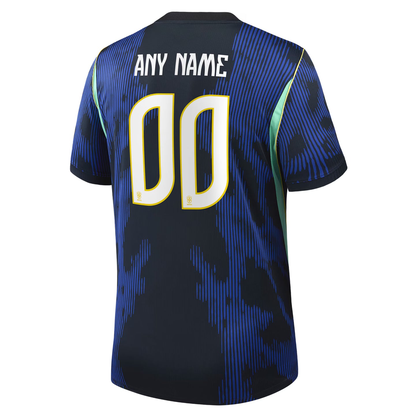 Brazil National Team 2026 Away Stadium Replica Custom Jersey - Blue