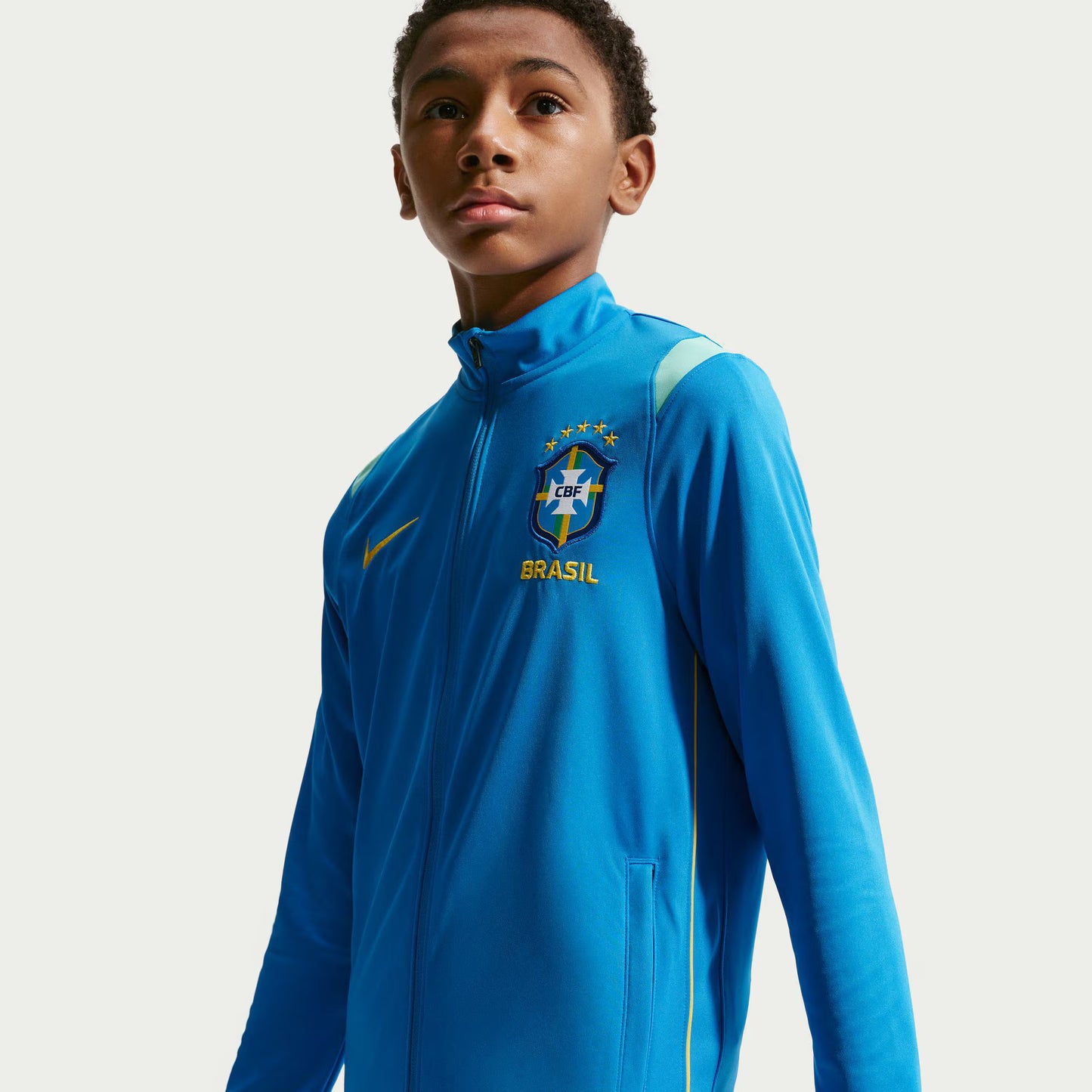 Brazil National Team Youth 2026 Academy Pro Dri-FIT Tracksuit - Blue