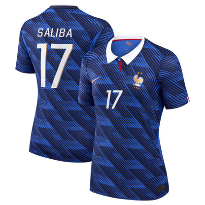 William Saliba France National Team Women's 2026 Home Match Jersey - Blue