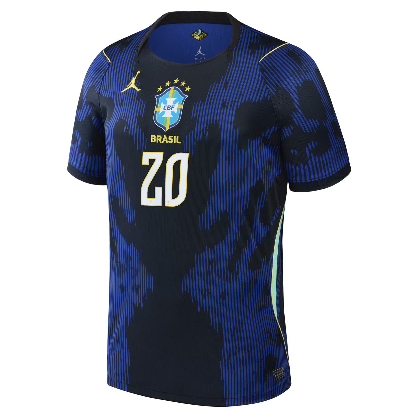 Estêvão Brazil National Team 2026 Away Stadium Replica Jersey - Blue