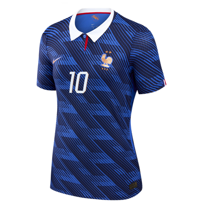 Kylian Mbappé France National Team Women's 2026 Home Match Jersey - Blue