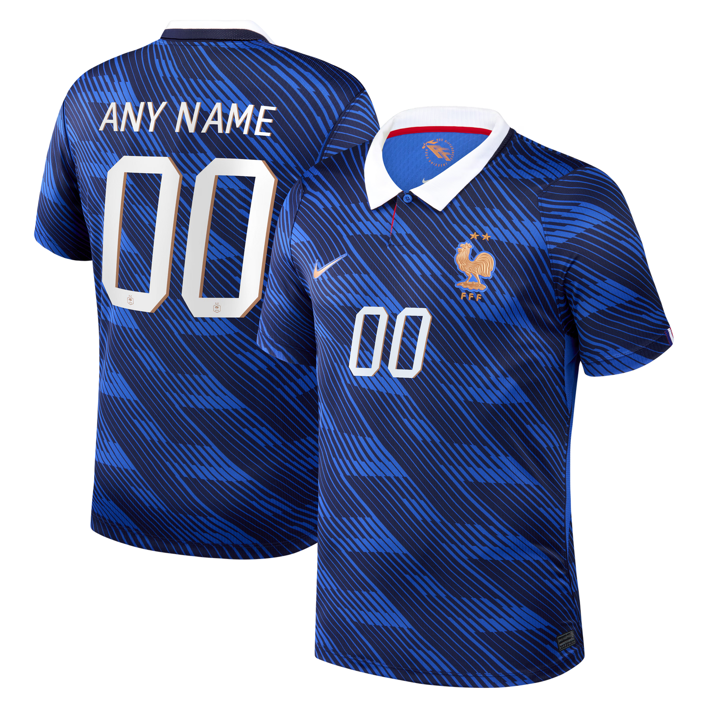 France National Team 2026 Home Stadium Replica Custom Jersey - Blue