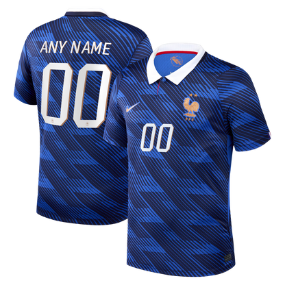 France National Team 2026 Home Stadium Replica Custom Jersey - Blue