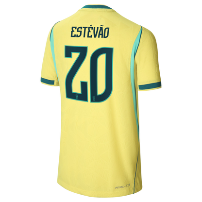 Willian Brazil National Team Youth 2026 Home Match Jersey - Yellow