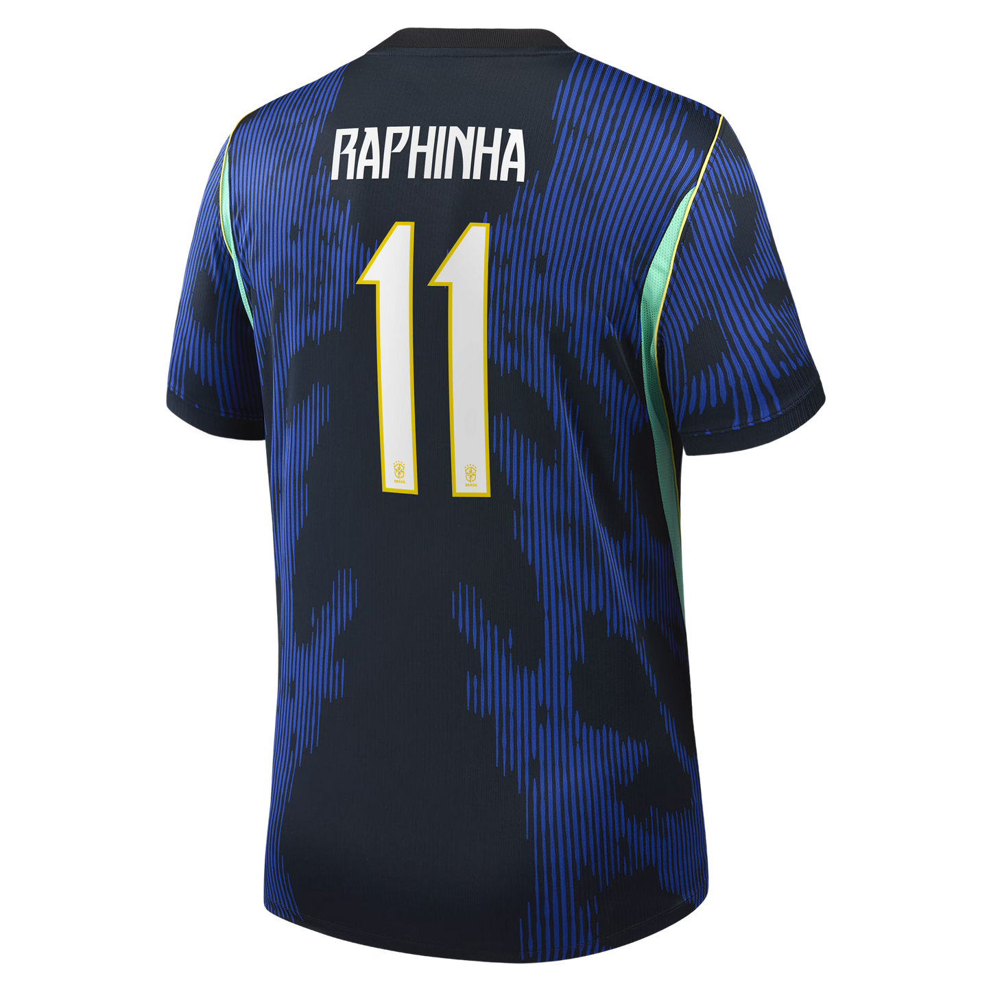 Raphinha Brazil National Team Youth 2026 Away Stadium Replica Jersey - Blue