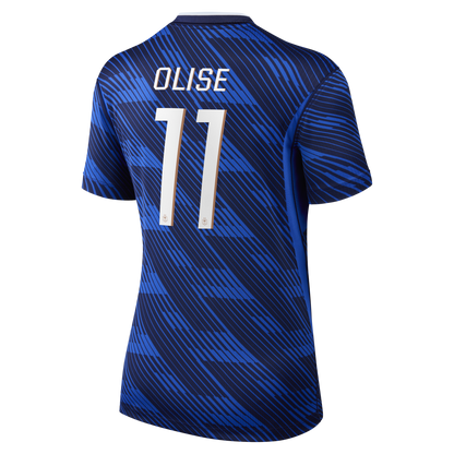 Michael Olise France National Team Women's 2026 Home Stadium Replica Jersey - Blue