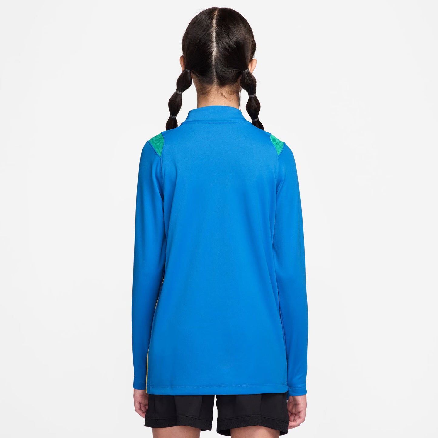 Brazil National Team Youth 2026 Academy Pro Dri-FIT Long Sleeve Quarter-Zip Drill Top - Blue