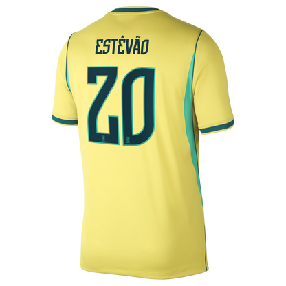 Willian Brazil National Team 2026 Home Stadium Replica Jersey - Yellow