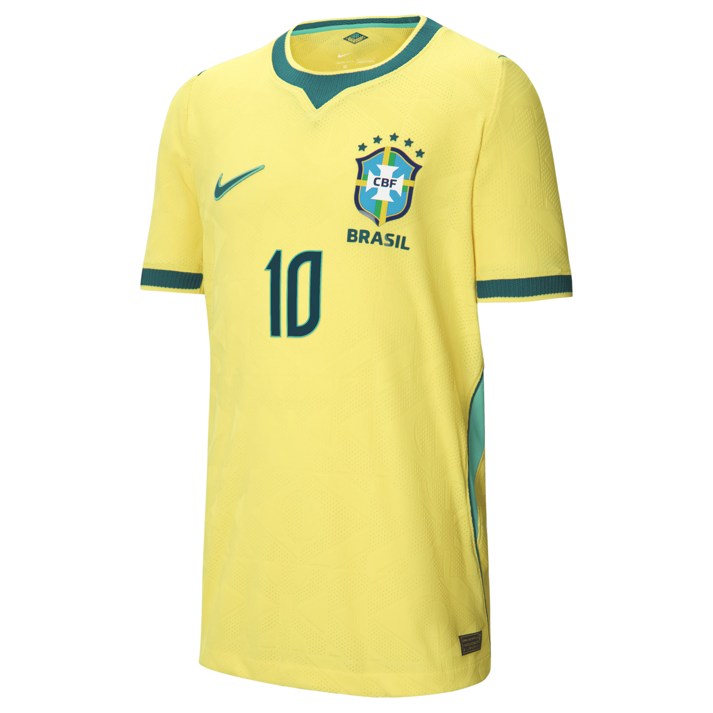 Neymar Jr. Brazil National Team Youth 2026 Home Match Jersey - Yellow