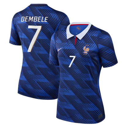Ousmane Dembélé France National Team Women's 2026 Home Stadium Replica Jersey - Blue