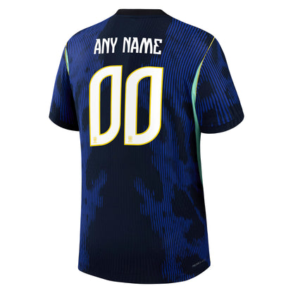 Brazil National Team 2026 Away Match Custom Jersey - Blue