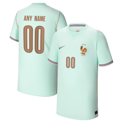 France National Team Youth 2026 Away Stadium Replica Custom Jersey - Green