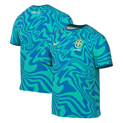 Brazil National Team 2026 Academy Pro Pre-Match Top - Green