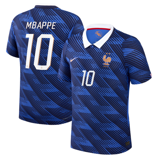 Kylian Mbappé France National Team 2026 Home Match Jersey - Blue