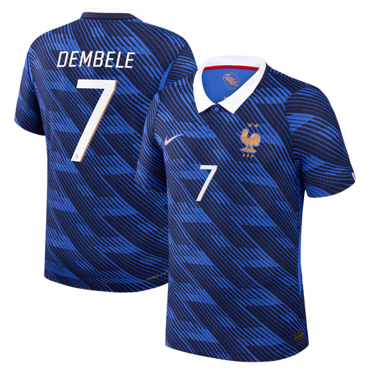 Ousmane Dembélé France National Team 2026 Home Match Jersey - Blue