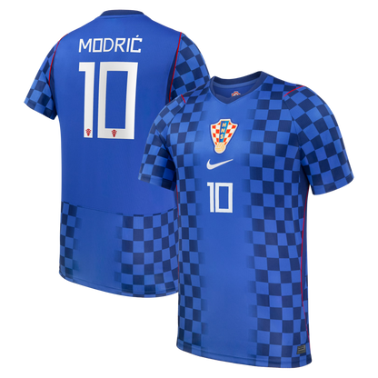 Luka Modric Croatia National Team 2026 Away Stadium Replica Jersey - Navy