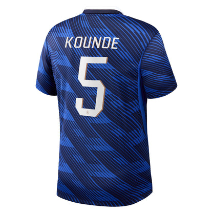 Jules Koundé France National Team 2026 Home Stadium Replica Jersey - Blue